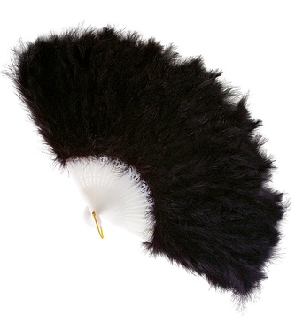 Widmann Vějíř černý péřový