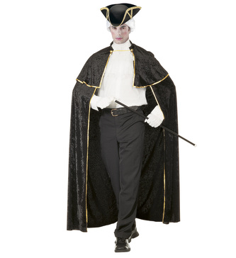 Widmann Černý benátský plášť s fiží