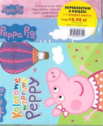 Zestaw 3 książeczek: Świnka Peppa