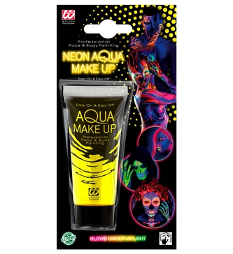 Widmann Neonový žlutý aqua make-up