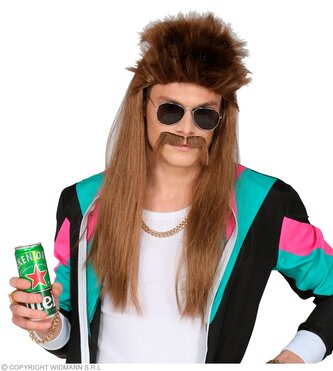 Widmann Paruka s knírem Redneck američana z 80´let