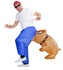 Widmann Nafukovací vtipný kostým Muž se psem
