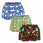 3PACK dámské trenky Styx art klasická guma vícebarevné (3K17134) M