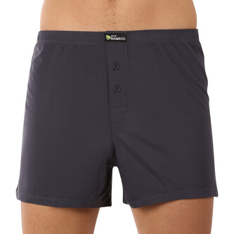 Pánské trenky Gino bambusové šedé (75194) XL