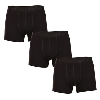 3PACK pánské boxerky Pietro Filipi černé (3BCL001) M 3PACK pánské boxerky Pietro Filipi černé (3BCL001) M
