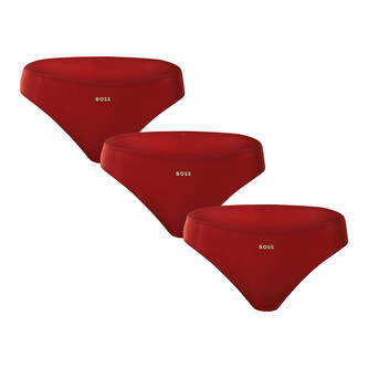 3PACK dámské kalhotky BOSS červené (50527245 610) S