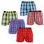 5PACK pánské trenky Styx sportovní guma vícebarevné (5B103135) L