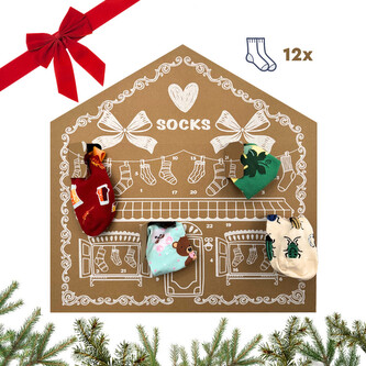 Adventní kalendář 12x ponožky Dedoles (24DXV1) L
