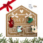 Adventní kalendář 12x ponožky Dedoles (24DXV1) L