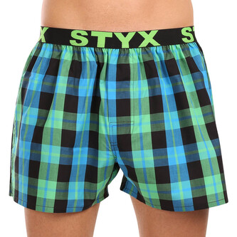 Pánské trenky Styx sportovní guma vícebarevné (B1038) XXL
