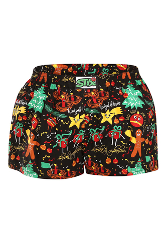 Dámské trenky Styx art klasická guma Vánoce ozdoby (K1754) XXL