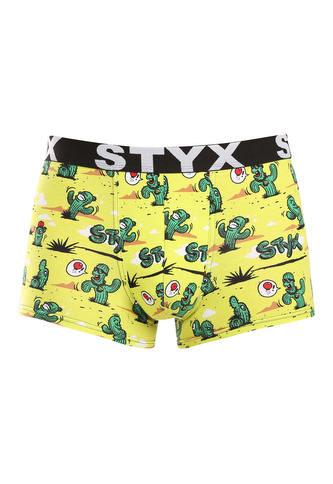 Pánské boxerky Styx art sportovní guma kaktusy (G1351) XXL Pánské boxerky Styx art sportovní guma kaktusy (G1351) XXL