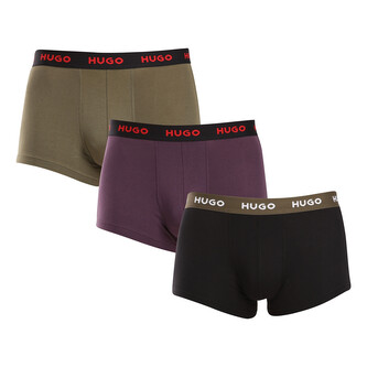 3PACK pánské boxerky HUGO vícebarevné (50517878 987) M