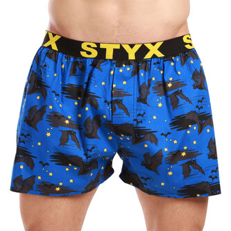 Pánské trenky Styx art sportovní guma netopýr (B1759) L