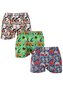 3PACK pánské trenky Styx art klasická guma vícebarevné (3A15367) XXL