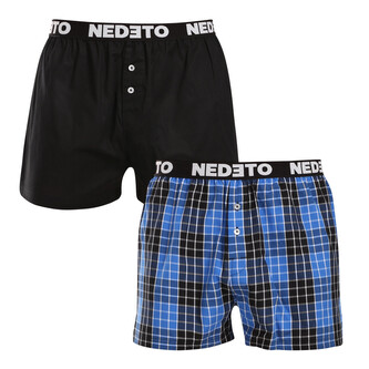 2PACK pánské trenky Nedeto vícebarevné (2NTC007) L