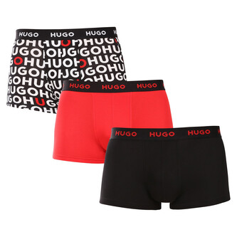3PACK pánské boxerky HUGO vícebarevné (50532550 963) L