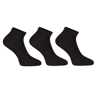 3PACK ponožky Nedeto nízké bambusové černé (3PBN01) S 3PACK ponožky Nedeto nízké bambusové černé (3PBN01) S