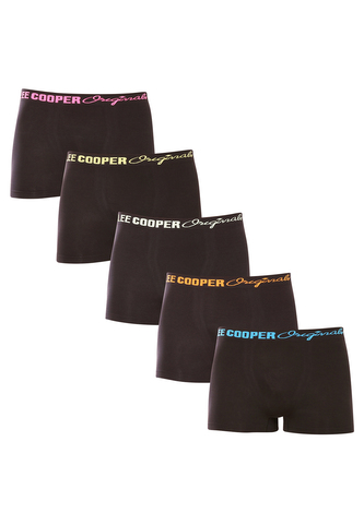 5PACK pánské boxerky Lee Cooper černé (LCU3200774A-1948355) M