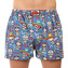 Pánské trenky Styx art klasická guma nadrozměr lebky (E1856) 4XL