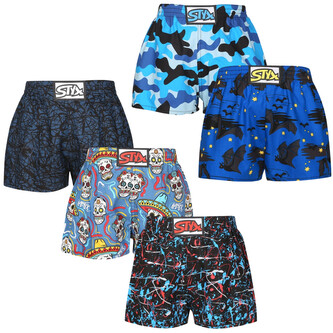 5PACK dětské trenky Styx art klasická guma vícebarevné (5J1790146) 4-5 let