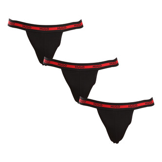 3PACK pánské jocksy HUGO černé (50517882 001) L