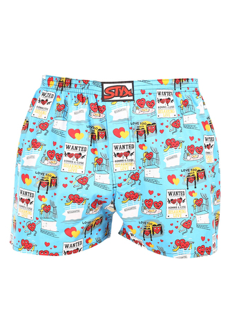 Pánské trenky Styx art klasická guma Valentýn páry (A1756) L Pánské trenky Styx art klasická guma Valentýn páry (A1756) L
