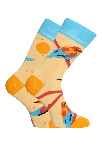 Veselé bambusové ponožky Dedoles Ptáček (D-U-SC-RS-C-B-1550) M