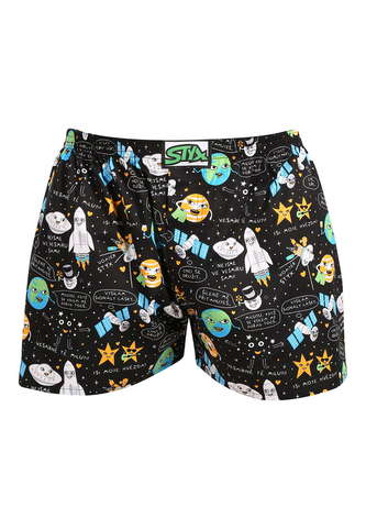 Pánské trenky Styx art klasická guma vesmír (A1758) XL