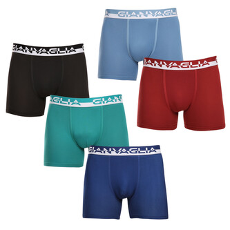 5PACK pánské boxerky Gianvaglia vícebarevné (GVG-5011) M