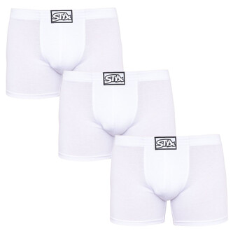 3PACK pánské boxerky Styx long klasická guma bílé (3F1061) XL 3PACK pánské boxerky Styx long klasická guma bílé (3F1061) XL