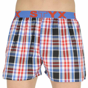 Pánské trenky Styx sportovní guma vícebarevné (B837) XXL Pánské trenky Styx sportovní guma vícebarevné (B837) XXL