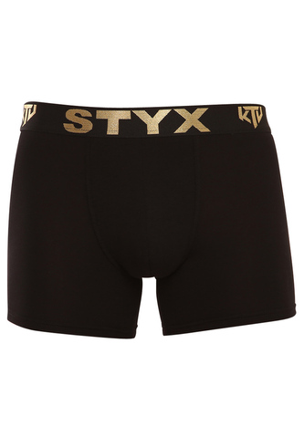Pánské boxerky Styx / KTV long sportovní guma černé - černá guma (UTC960) L Pánské boxerky Styx / KTV long sportovní guma černé - černá guma (UTC960) L