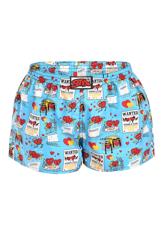 Dámské trenky Styx art klasická guma Valentýn páry (K1756) XL