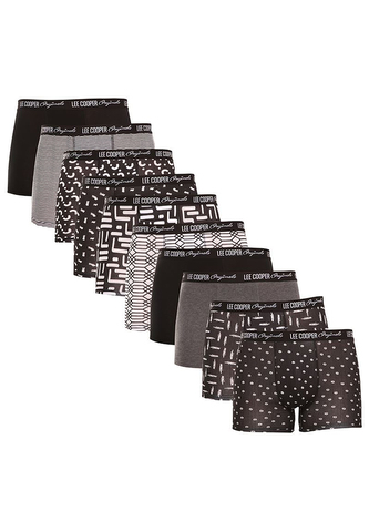 10PACK pánské boxerky Lee Cooper vícebarevné (LCUBOX10P0102-1440169) M