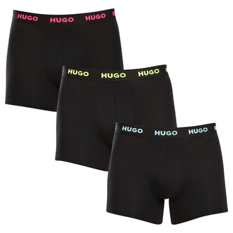 3PACK pánské boxerky HUGO černé (50503079 971) M 3PACK pánské boxerky HUGO černé (50503079 971) M
