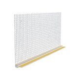 Okenní profily pro zateplovací systémy s tkaninou 6 x 100 mm, délka 1,6 m 1,6 m 2 m 2,4 m 2,5 m