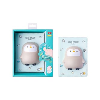 Squishy zápisník Tučňák