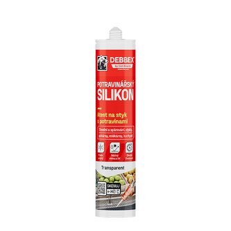 Potravinářský silikon 280 ml kartuše transparentní