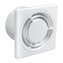Ventilátor KLASIK Ø 100 mm bílá