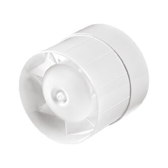 Ventilátor k odvětrání kanálových systémů (VKS) Ø 125 mm bílá