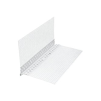 Okenní profily pro zateplovací systémy VLT – 2H plast PCV, délka 2 m 1,6 m 2 m 2,4 m 2,5 m