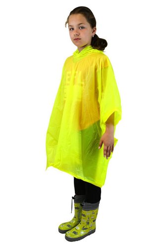 poncho PVC neonová, Pidilidi, PL0066-20, žlutá - dospělá