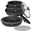 BERLINGERHAUS Sada nádobí s titanovým povrchem 9 ks Anthracite Collection BH-8256