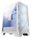 MSI skříň MAG FORGE 320R AIRFLOW WHITE/ bez zdroje/ bílý/ levé temperované sklo/ 4x 120 mm A-RGB fan/ 2x USB3.2/ černá