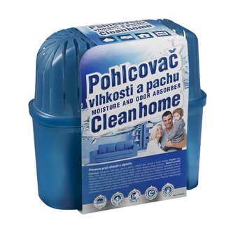 Pohlcovač vlhkosti a pachu CLEANHOME 1300 g plastová dóza modrá
