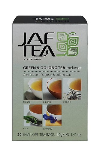 JAFTEA Green & Oolong Tea Mélange přebal 5x4x2g JAFTEA Green & Oolong Tea Mélange přebal 5x4x2g