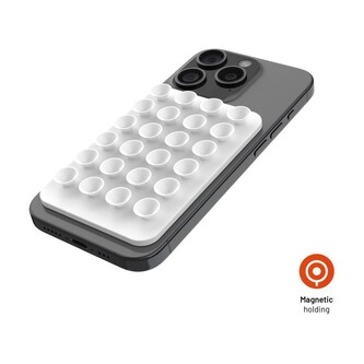 FIXED MagMate MagSafe držák s přísavkami bílý