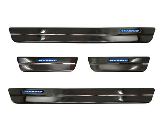 Prahové lišty Toyota Corolla Cross 2022- (hybrid, hatchback, sedan, Touring sport, tmavé, matné)