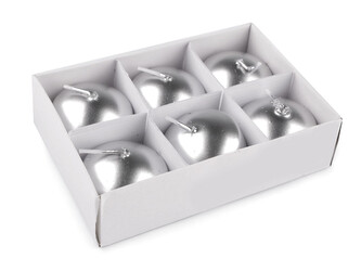 Plovoucí svíčky Ø4,5 cm - 6 ks - 3 stříbrná perleť